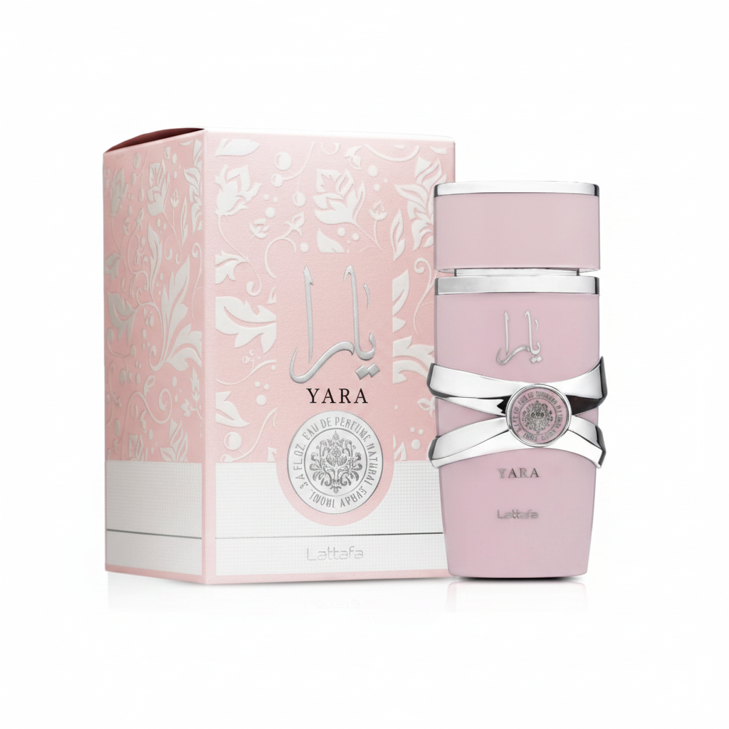 Lattafa Yara EDP - Box and Bottle