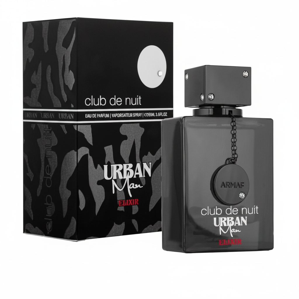 Armaf Club de Nuit Urban Man Elixir - Box and Bottle