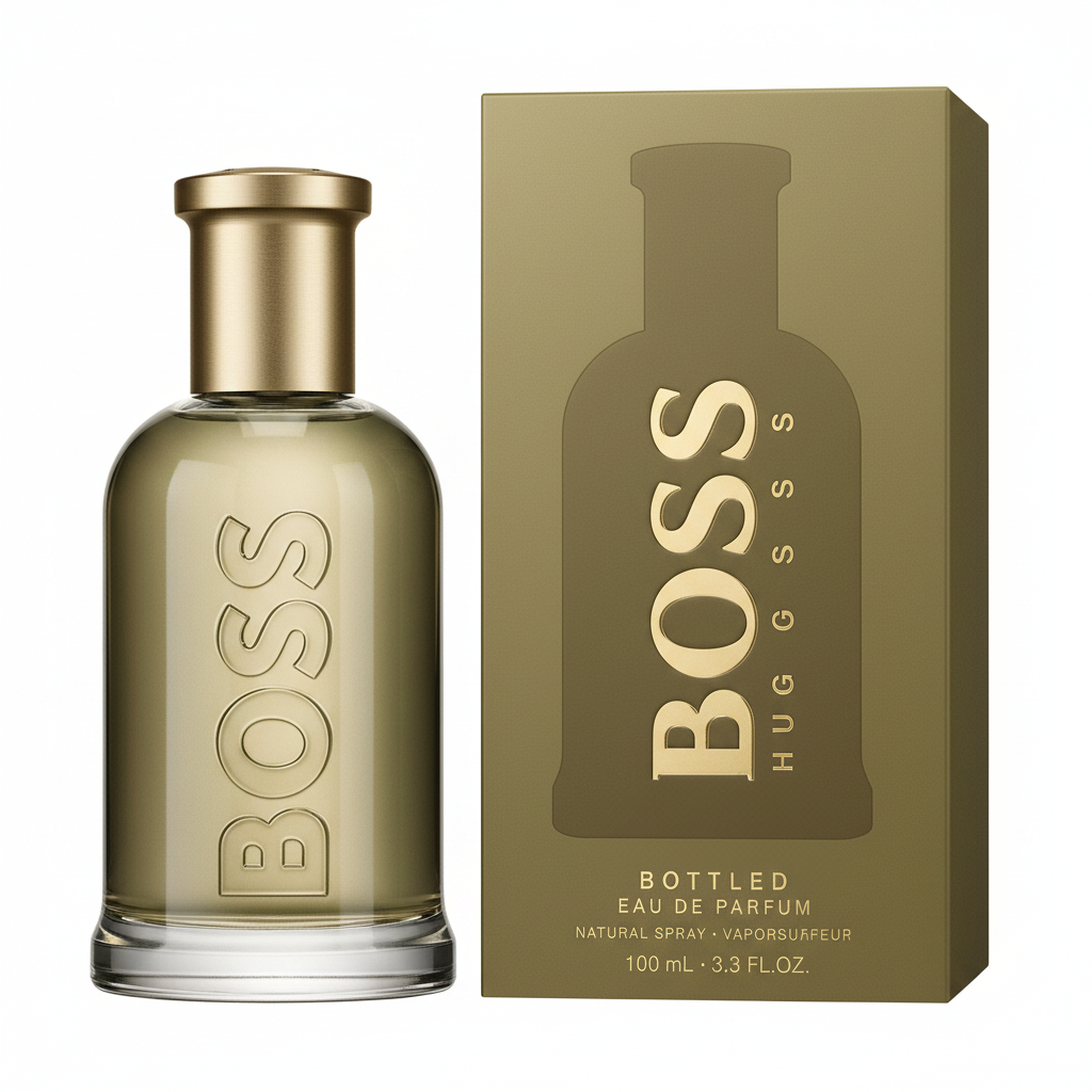 Hugo Boss Bottled EDP - Bottle and Box