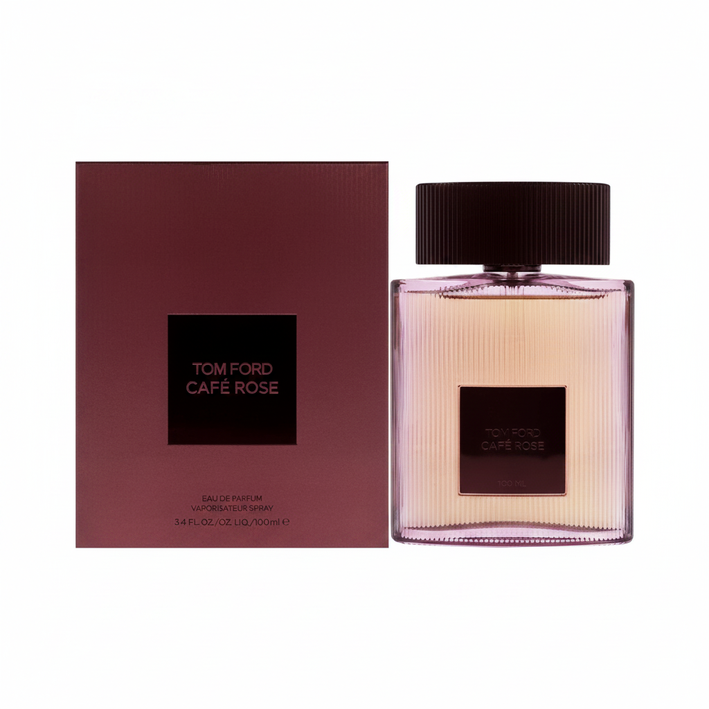Tom Ford Café Rose EDP - Bottle and Box